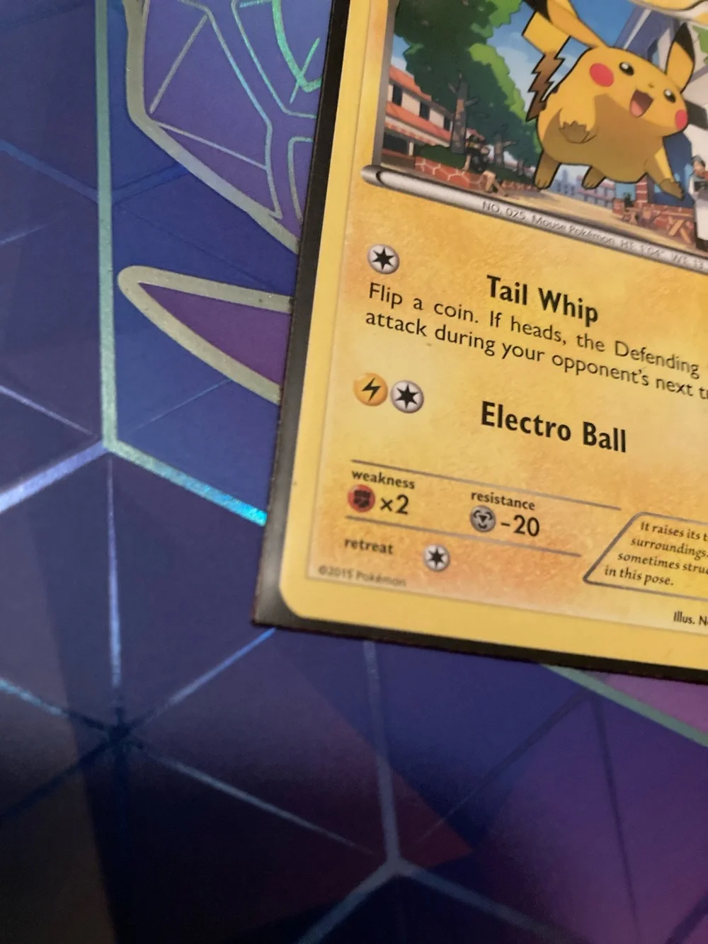Pokemon Pikachu Trading Card - Yellow, Black